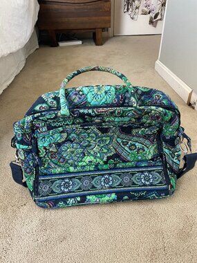 Vera Bradley Small Weekender Blue Rhapsody Retired